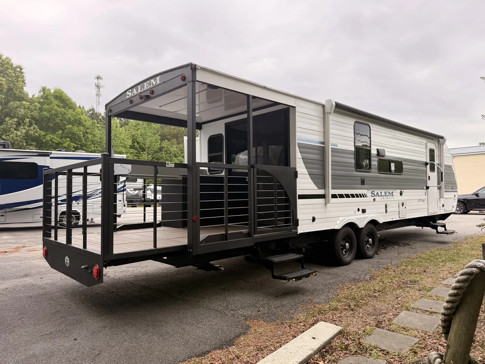 Veranda Class C motorhome interior living area