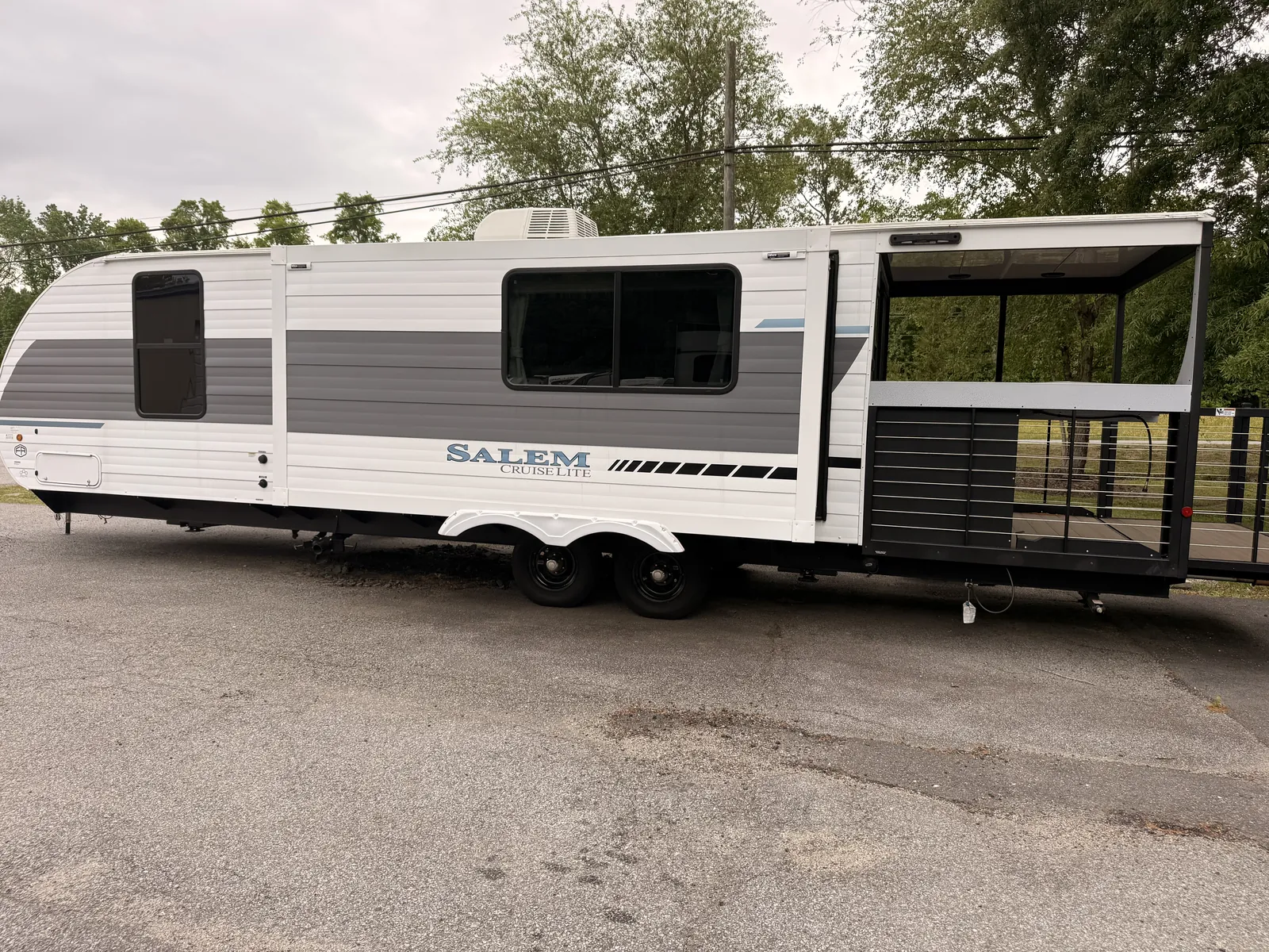 Veranda Class C motorhome kitchen and dining area